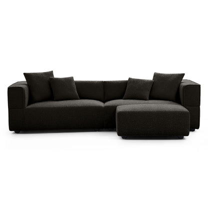 NORDIC SOFA  AND OTTOMAN