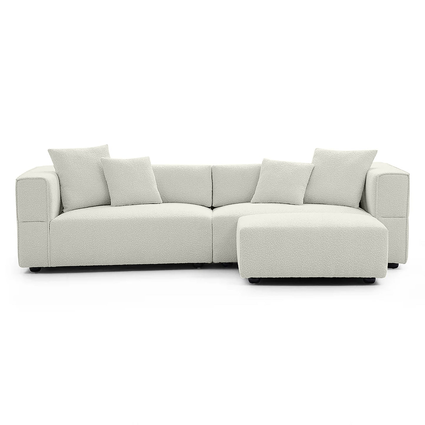 NORDIC SOFA  AND OTTOMAN