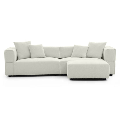 NORDIC SOFA  AND OTTOMAN